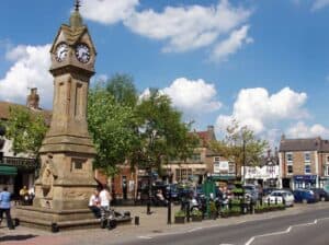 Clock Tower in Thirsk North Yorkshire